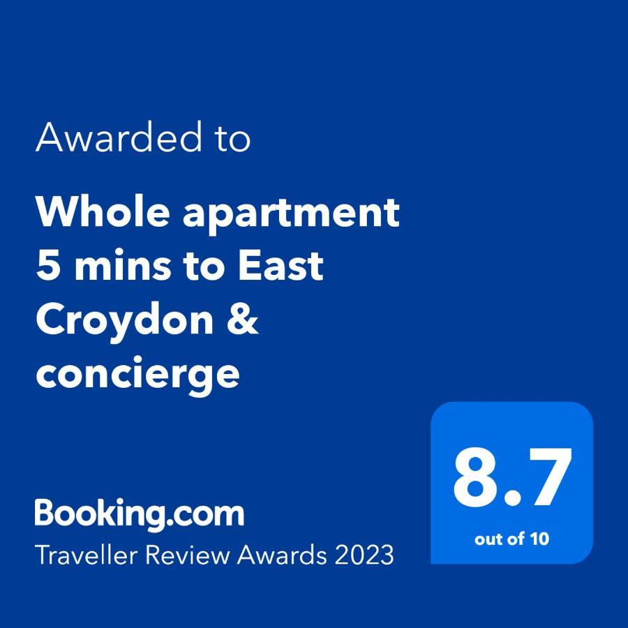 Whole Apartment 5 Mins To East Croydon & Concierge Londyn Zewnętrze zdjęcie
